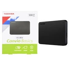 Toshiba Canvio Basics 500GB 2.5’’ Siyah Taşınabilir Disk