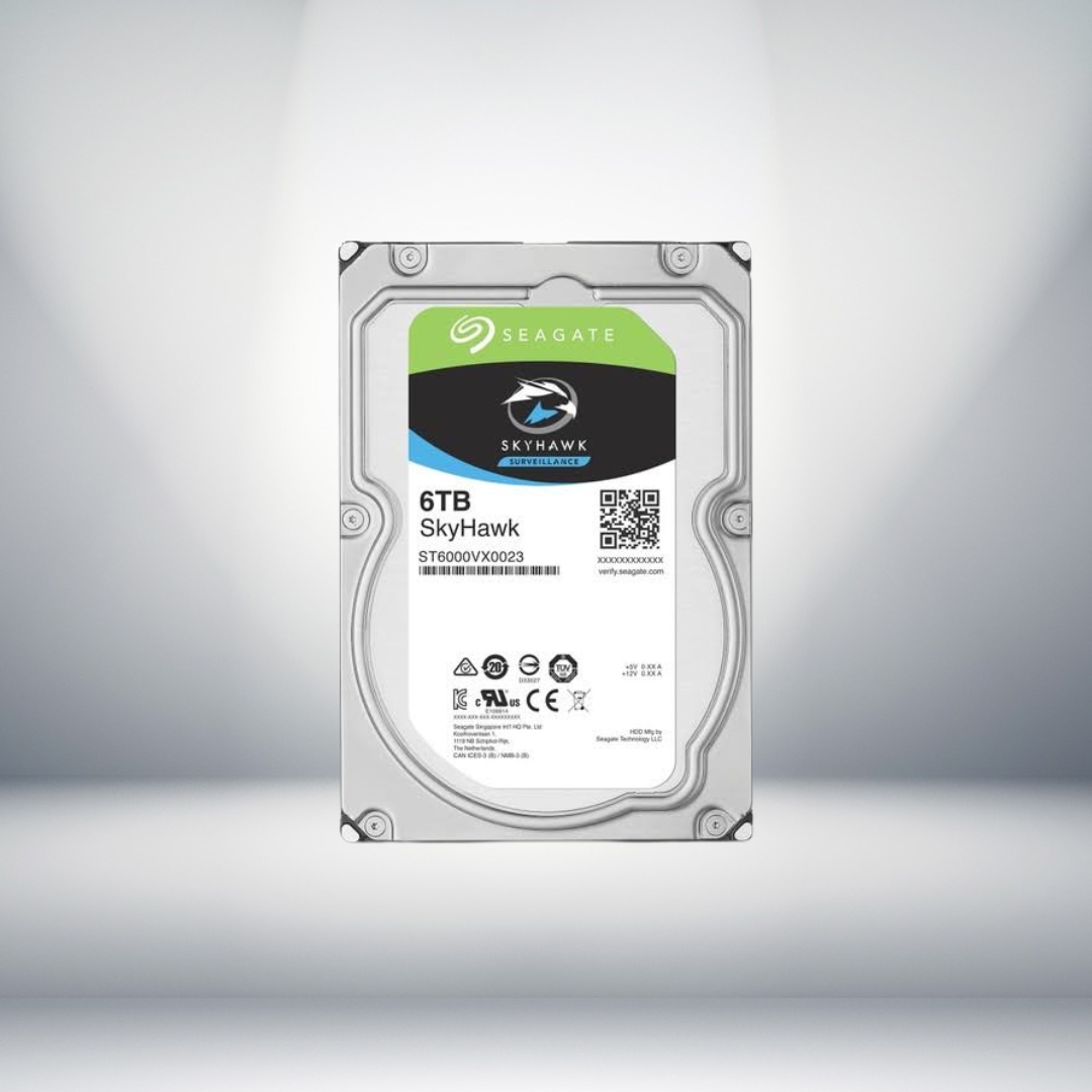 Seagate Skyhawk ST6000VX001 6TB 3.5 INC 256MB 5900RPM SATA3 7/24 6 TB GÜVENLİK HARDDISK