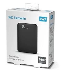 Wd Elements 750 GB Harici Harddisk