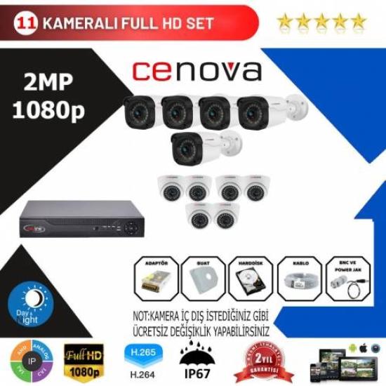 Cenova 11’li Set 2 Mp 1080p Hd Kamera Sistemi