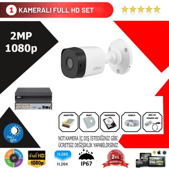 Dahua 1’li Set 2mp 1080p Hd Kamera Sistemi