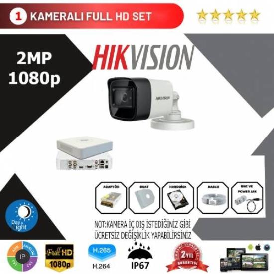 Hikvision 1’li Set 2 Mp 1080p Hd Kamera Sistemi