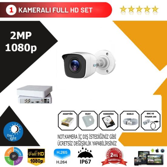 Hilook 1’li Set 2Mp 1080p Hd Kamera Sistemi