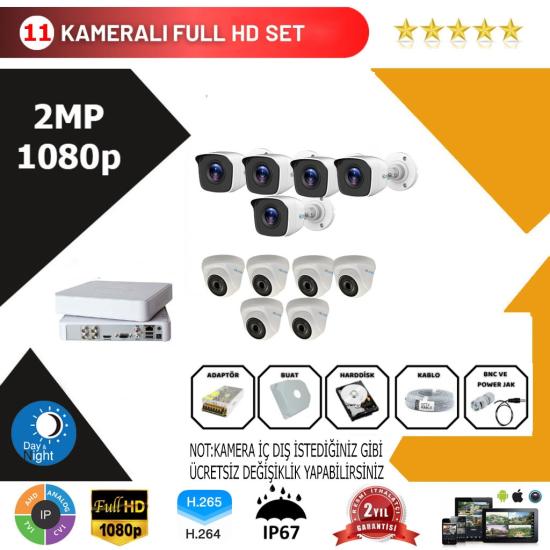 Hilook 11’li Set 2Mp 1080p Hd Kamera Sistemi