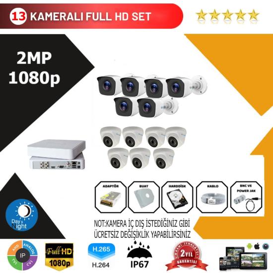 Hilook 13’lü Set 2Mp 1080p Hd Kamera Sistemi